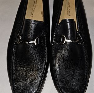 Leather Bit Driving Loafers